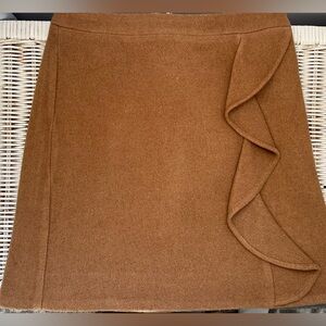 J. Crew Asymmetrical Brown Skirt
